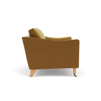 2 Seater - Mustard - Matt Velvet