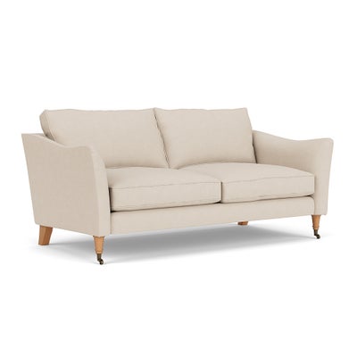 3 Seater - Lily White - House Linen Mix