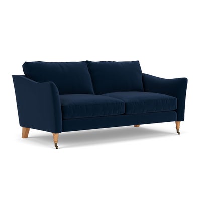 3 Seater - Deep blue - Matt Velvet