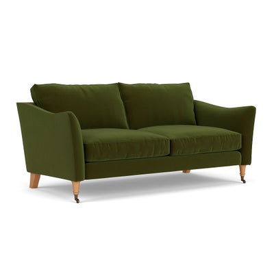 3 Seater - Forest Green - Matt Velvet