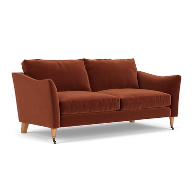 3 Seater - Brick - Matt Velvet