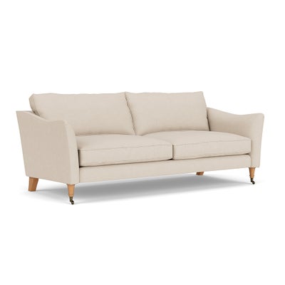 4 Seater - Lily White - House Linen Mix