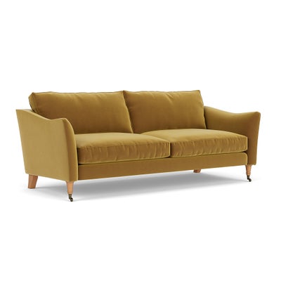 4 Seater - Mustard - Matt Velvet