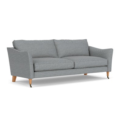 4 Seater - Navy - Herringbone Weave