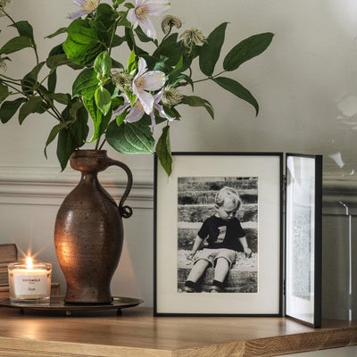 Black Steel Double Frame 5x7'