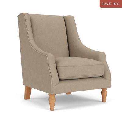 Armchair - Natural - House Linen Mix
