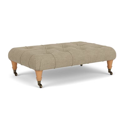 Foot Stool - Apple - Rustic Weave