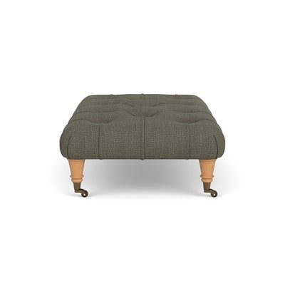 Foot Stool - Deep Forest - Rustic Weave