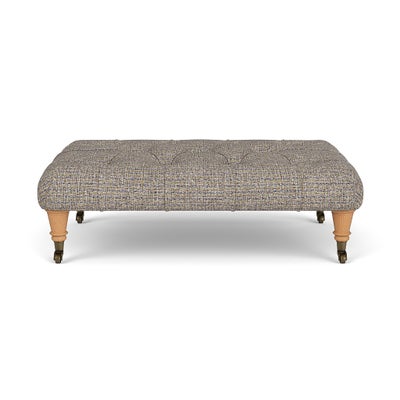 Foot Stool - Shoreline Mix - Textured Weave