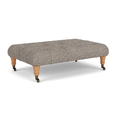Foot Stool - Shoreline Mix - Textured Weave