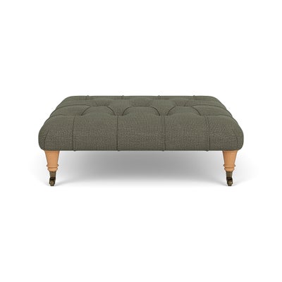 Foot Stool - Deep Forest - Rustic Weave