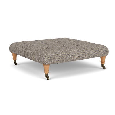 Foot Stool - Shoreline Mix - Textured Weave