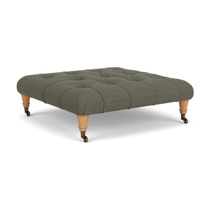 Foot Stool - Deep Forest - Rustic Weave