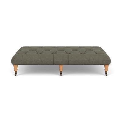 Foot Stool - Deep Forest - Rustic Weave
