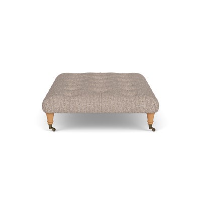 Foot Stool - Natural Mix - Textured Weave