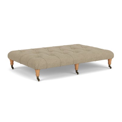 Foot Stool - Apple - Rustic Weave
