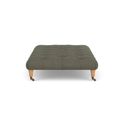 Foot Stool - Deep Forest - Rustic Weave