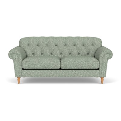 3 Seater - Lake - Herringbone Weave