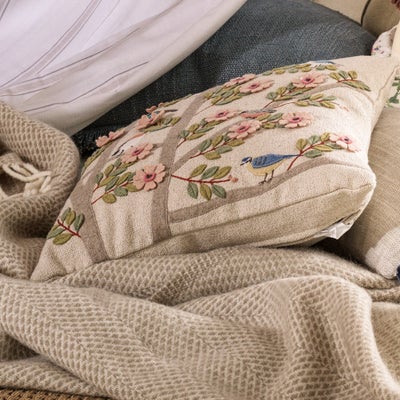 Garden Birds Cushion - Multi