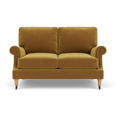 Large 2 Seater - Mustard - Matt Velvet