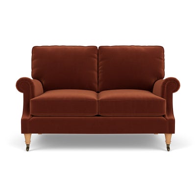 Large 2 Seater - Brick - Matt Velvet