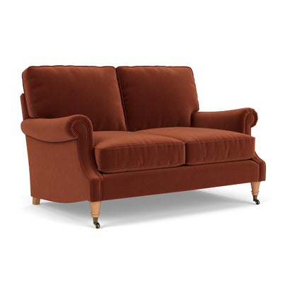 Large 2 Seater - Brick - Matt Velvet