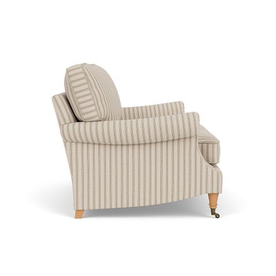 Large 2 Seater Sofa - Sage - Kingham Stripe