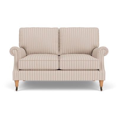 Large 2 Seater Sofa - Flax - Kingham Stripe