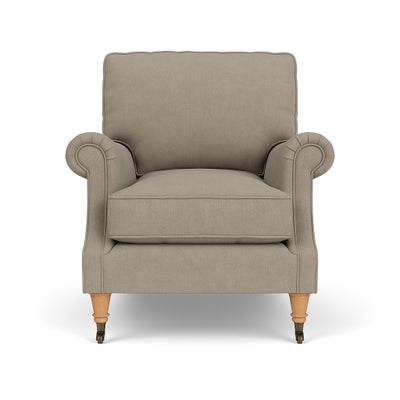 Armchair - Dove grey - House linen mix