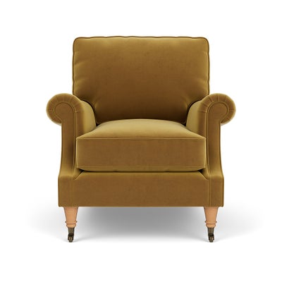 Armchair - Mustard - Matt Velvet