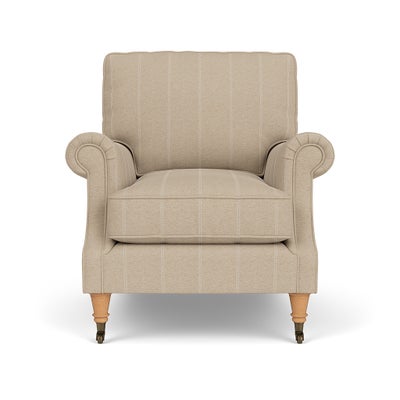 Armchair - Natural - Compton Stripe