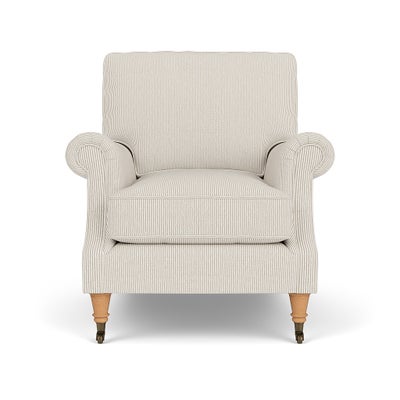 Armchair - Natural - Broadway Stripe