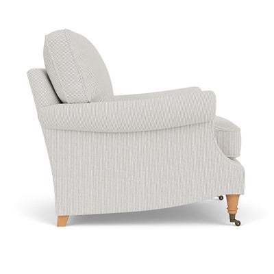 Armchair - Grey - Broadway Stripe