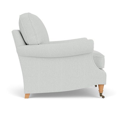 Armchair - Duck Egg - Broadway Stripe
