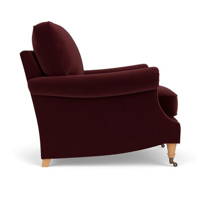 Armchair - Dark Rosehip - Matt Velvet