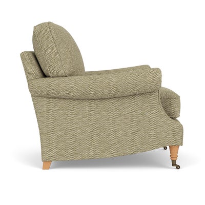 Armchair - Apple - Herringbone Weave