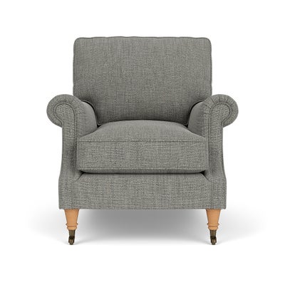 Armchair - Grey marl - Rustic weave