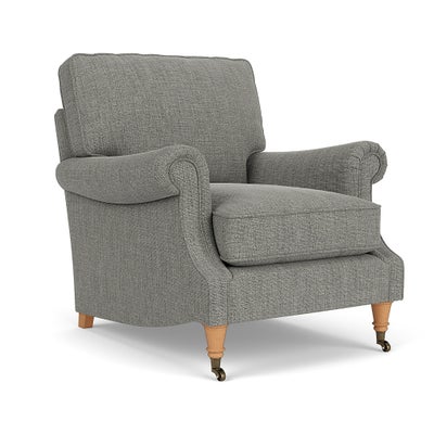 Armchair - Grey marl - Rustic weave