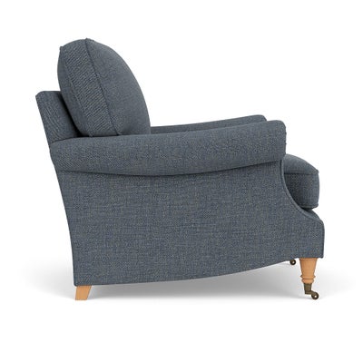 Armchair - Indigo - Rustic weave
