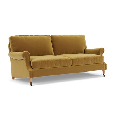 4 Seater - Mustard - Matt Velvet