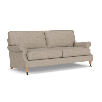 4 Seater - Natural - Herringbone Weave