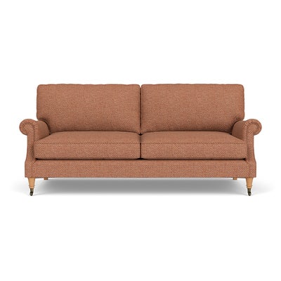 4 Seater - Brick - Herringbone Weave