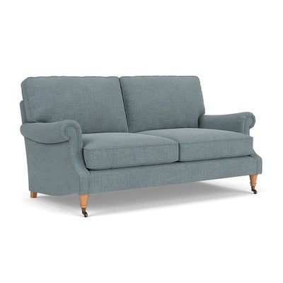 3 Seater - Teal marl - Rustic weave