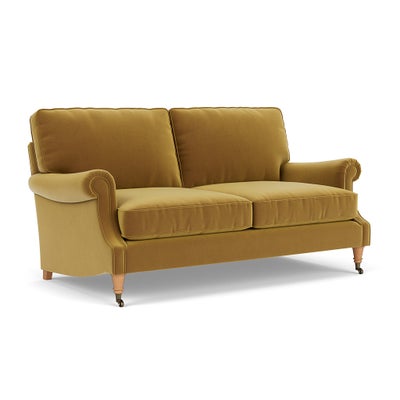 3 Seater - Mustard - Matt Velvet