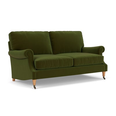 3 Seater - Forest Green - Matt Velvet