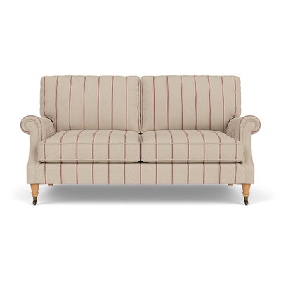 3 Seater - Raspberry - Compton Stripe