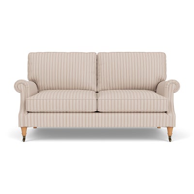 3 Seater Sofa - Flax - Kingham Stripe