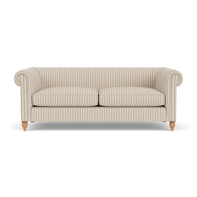 4 Seater Sofa - Sage - Kingham Stripe