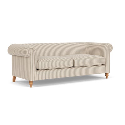 4 Seater Sofa - Sage - Kingham Stripe