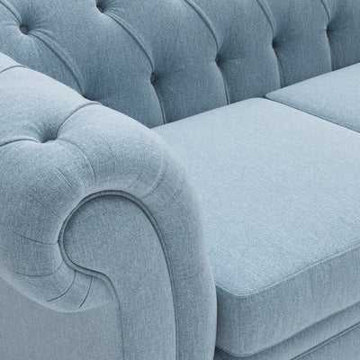 Large 2 Seater - Teal marl - Rustic Weave